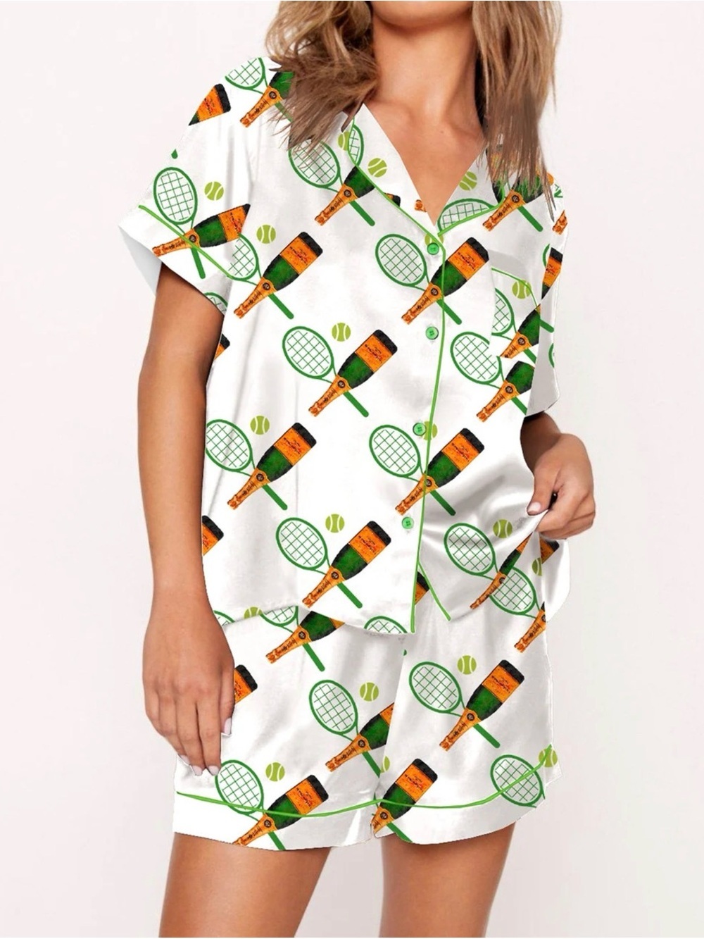 Sheshow Bottles And Tennis Pajama Set
